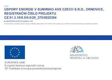 Úspory energie v SumiRiko AVS Czech s.r.o., Drnovice